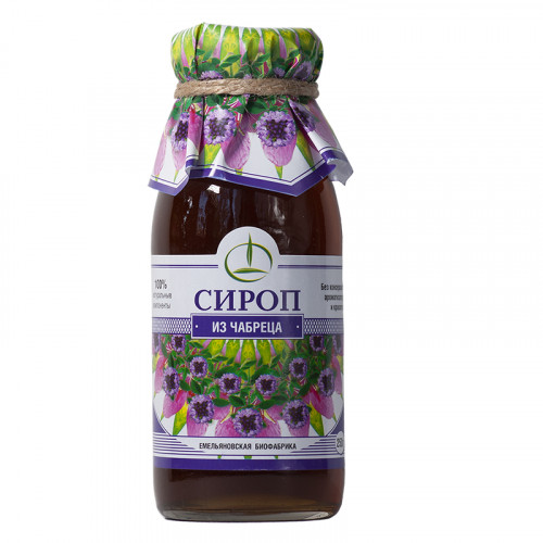 Thyme syrup, st/jar 250 g