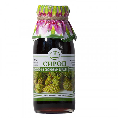 Pine cone syrup, st/jar 250 g